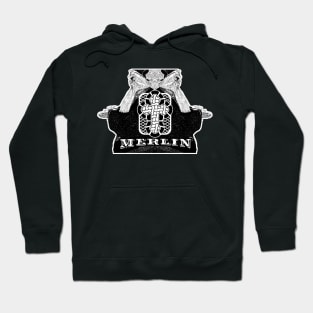 Merlin mage from the legend of King Arthur Hoodie